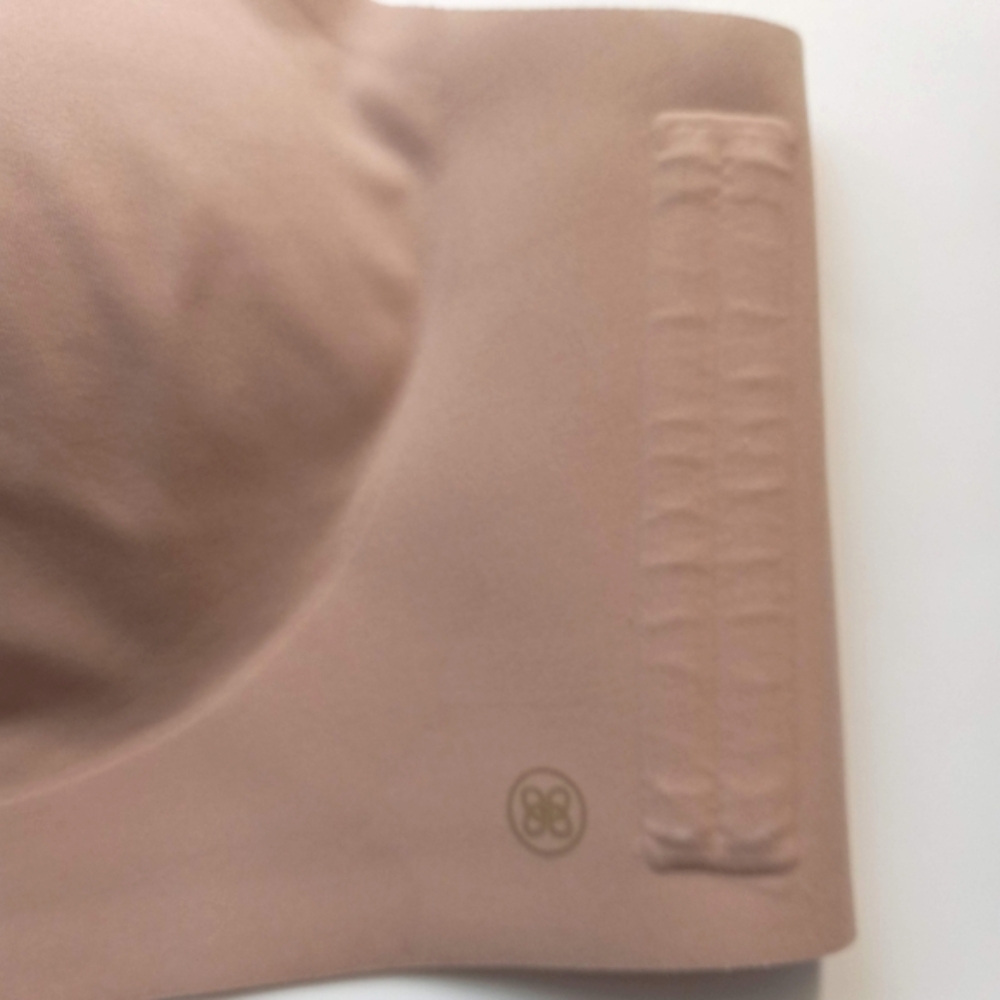 Honeylove V Neck Bra 3X Sand Wireless Seamless Pullover Comfort - Picture 4 of 16